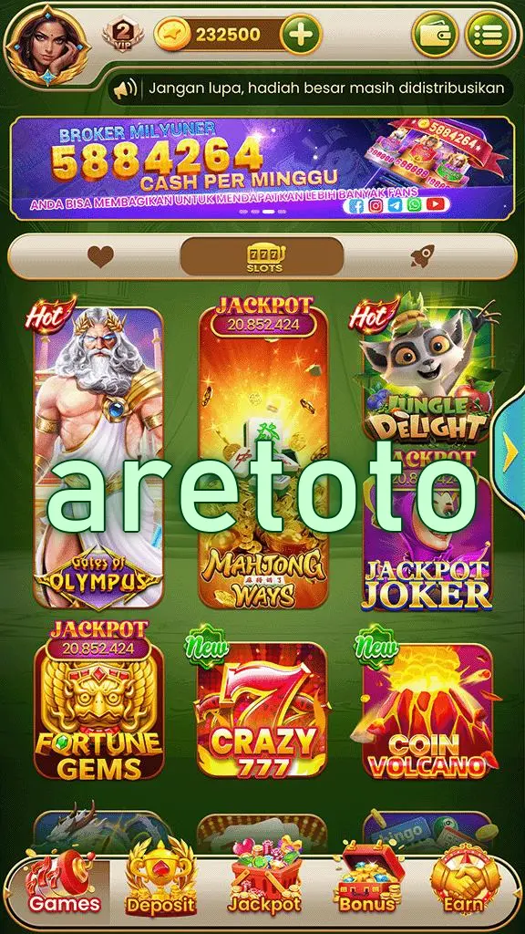 aretoto Masuk